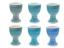 SET keramických pohárov na vajíčka, 6 ks