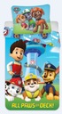 BAVLNENÉ POSTEĽNE 100x135 PAW PATROL MARSHALL CHASE