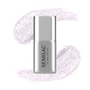 SEMILAC TOP NO WIPE SPARKLING RUŽOVÁ 7ML