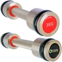 DUMBLERS 2x3 KG CHROMOVANÉ DUMBLERS SET