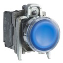 XB4BW36M5 modré LED ploché tlačidlo Schneider