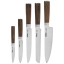 Drevené kuchynské nože 5 kusov ergonomické