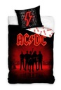 Bavlnené POSTEĽNE AC/DC 140x200 ROCK adc