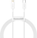 1m BASEUS USB C kábel iPhone 5 6 6S 7 8 SE X 11 12