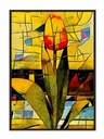 OBRAZOVÝ PLAGÁT V RÁME 53x73 cm Kvet P1584
