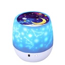Otočná nočná lampa s projektorom hviezdy oblohy 2 v 1