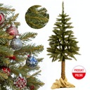 Umelý vianočný stromček na kmeni Vianočný stojan z kaukazského smreku 180 cm Zelený