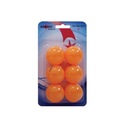 Loptičky na stolný tenis MAGIC-SPORTS TT-Ball 6 ks - oranžové