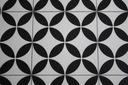 Magali čiernobiela PVC podlahová krytina linoleum 2m