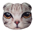3D vankúšik pre mačku, plyšák, 45 cm, zapínanie na zips