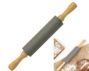 Valček na cesto, silikón, sivý 47,5 cm KingHoff