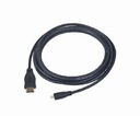 Kábel GEMBIRD CC-HDMID-6 (HDMI M - Micro HDMI M; 1,8 m; čierny)