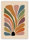 BOHO KVET MODERNÝ OBRAZ Z PLAGÁTU 40x50 cm #Z5