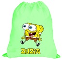 ZELENÝ BATOH PE TAŠKA - SPONGEBOB + MENO!