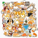 nálepky na notebook STICKER bomb MIX CORGI 50 ks
