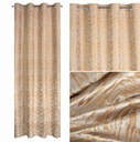 Zamatový záves s potlačou140x250 Priechodky Euro závesy Velvet Velvet