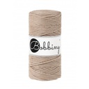 Paličkovaná šnúra Macrame 3mm 100m piesková
