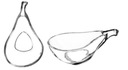 Miska šalátová na chuťovky FIBI 14,5x8,8cm 2 ks sklo