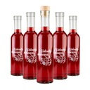 10x fľaša FUTURA 250ml PRINT na likérové ​​tinktúry
