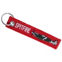 PiK odstrániť pred letom Supermarine Spitfire Red Keychain