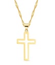 Klasický zlatý kríž 585