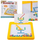 MAGNETICKÁ MOZAIKA DOSKA MONTESSORI PUZZZLE PRE DETI - 16 ŠABLÓN