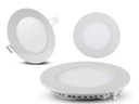 Držiak lampy SLIM LED 6W zapustená lampa studená farba 6500K