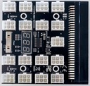 Adaptér dosky PCI-E Breakout 17 slotov PCI-E