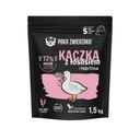 Prepravka pre domáce zvieratá Kačica a losos Krmivo pre šteňatá 1,5 kg