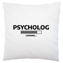 Psychológ Loading White Vankúš