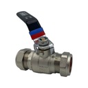 22 MM GUĽOVÝ VENTIL PRE 22 MM CONEX MEDENÉ RÚRY