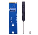 Adaptér NGFF M.2 na USB 3.0 PCI-E Riser