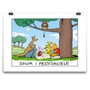 PLAGÁT SOVA A PRIATELIA ANDRZEJ Mleczko