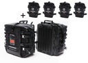 Brašne na motorku 2x32L RED MAMUT EXPEDITION +4x3L