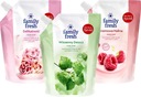 3x FAMILY FRESH mix set Voňavé STARÉ MYDLO NA RUKY 750ml NÁPLŇ