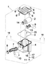 KOMPLETNÝ VZDUCHOVÝ FILTER Bombardier DS 250 OEM!