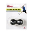 WILSON STAFF loptičky na squash DOUBLE YELLOW BODKA 2 ks