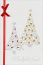Elegantná vianočná pohľadnica krásne zdobená H791