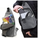 Kompaktný každodenný batoh na rameno s USB