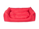 amiplay Obdĺžniková posteľ Basic Sofa M Red