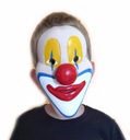Detská gumená maska ​​CLOWN Prevlek klauna