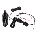 12V anténa GPS so žralokmi plutvami DAB FM WIFI High