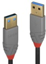 Kábel USB 3.0 typu A-A SuperSpeed ​​​​Lindy 36750 0,5 m