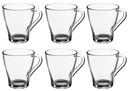 SKLENENÁ ŠÁLKA 6 x 250 ml na kávový čaj