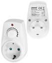 ORNO Stmievač, regulátor rýchlosti SCHUKO Power so zásuvkou Schuko Power