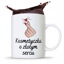 DARČEK HRNÍČKU PRE kozmetičku so zlatým srdcom