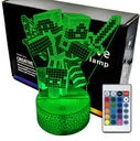 Minecraft M 3D LAMP nočná LED lampa