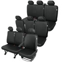 VW Transporter T6 9 sedadiel, poťahy z eko kože