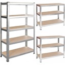 ÚLOŽNÝ REGÁL 2v1 KOVOVÝ SKLÁDACÍ 150x75x30