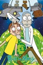 Rick a Morty Ufo - plagát